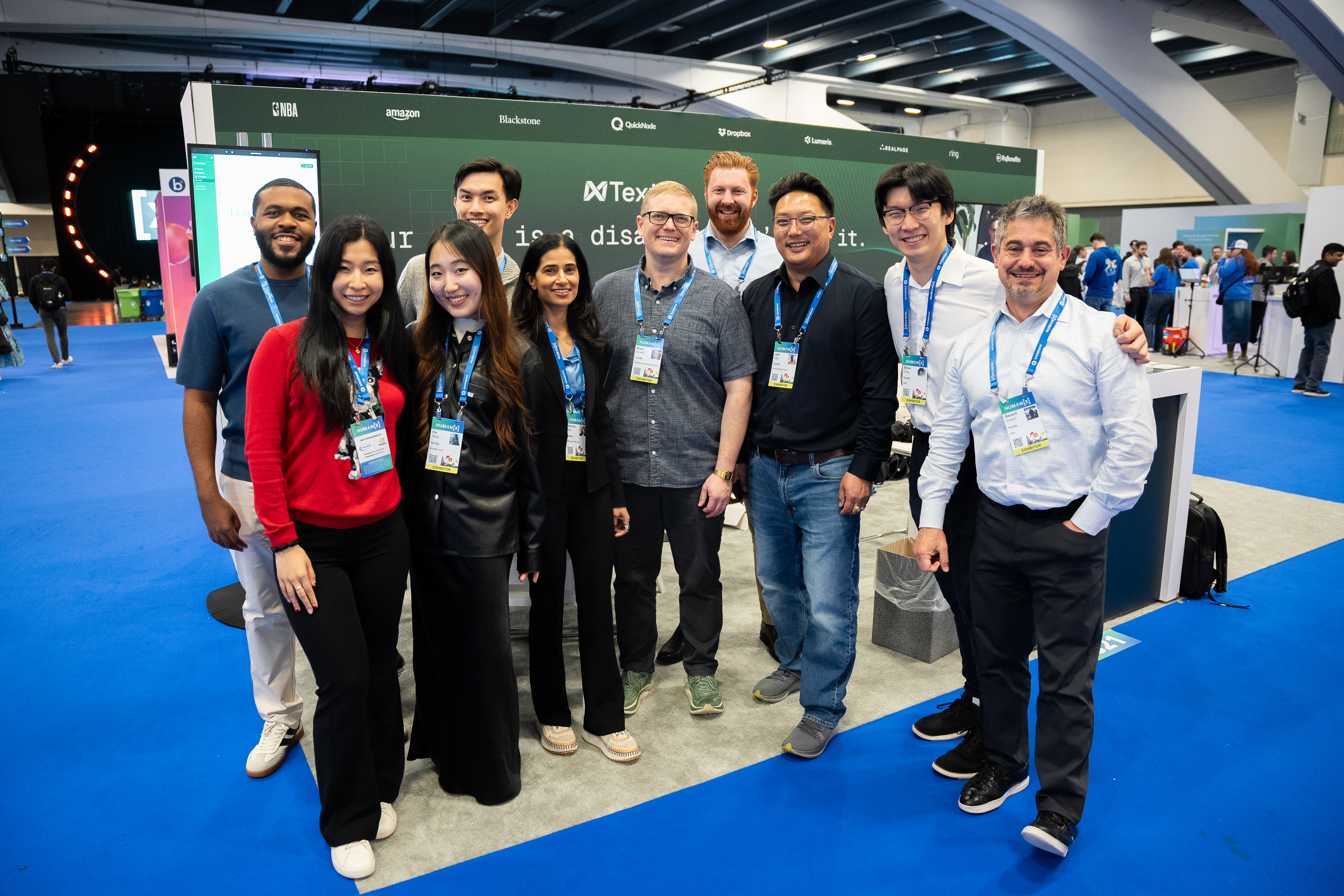 TextQL team at HumanX 2026